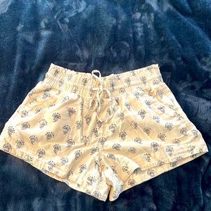 Paisley drawstring shorts
